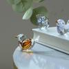 Crystal Glass Animal Ornaments: Cat, Dog, Bird - Creative Desktop Decorations & Gifts
