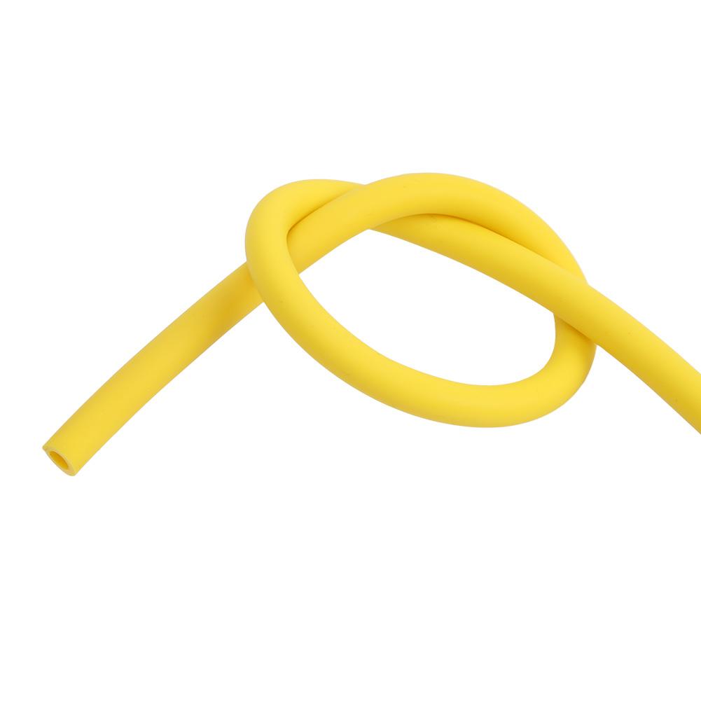 1   3   5M Yellow Soft Natural Latex  S Tube Tubing Band for Hunting Shooting (1m)
