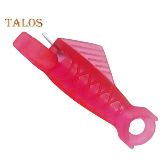 

20 шт. нитевдеватель для швейной машины с рыбьим ртом, нитевдеватель, петля, инструмент для заправки нити для ручной швейной машины S розовый