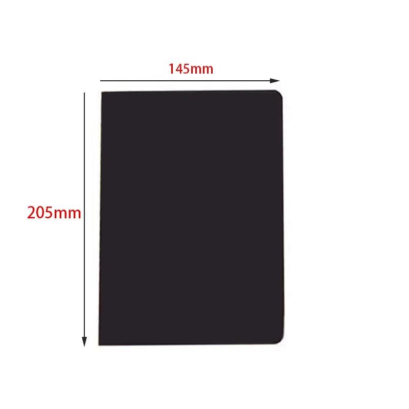 1pc Of Black Paper Pure Black Blank Inner Pages Black Cardboard Painting DIY Creative Graffiti Notebook School Office Supplices