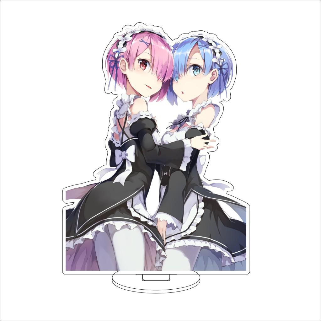16CM Anime ZERO Starting Life in Another World Cosplay Acrylic Stand Ornaments Natsuki Subaru  Figure Stand Halloween Gift