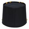 Drum Corps Bugle Corps Costume Hat Military Uniform Flag Raiser Accessory for Stage Performance
