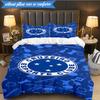 3PCS Cruzeiro Esporte Clube Crest Printed Soft Bedding Set,Including 1pc Duvet Cover And 2pcs Pillowcases Perfect for Bedroom, Dormitory, Fan Gift