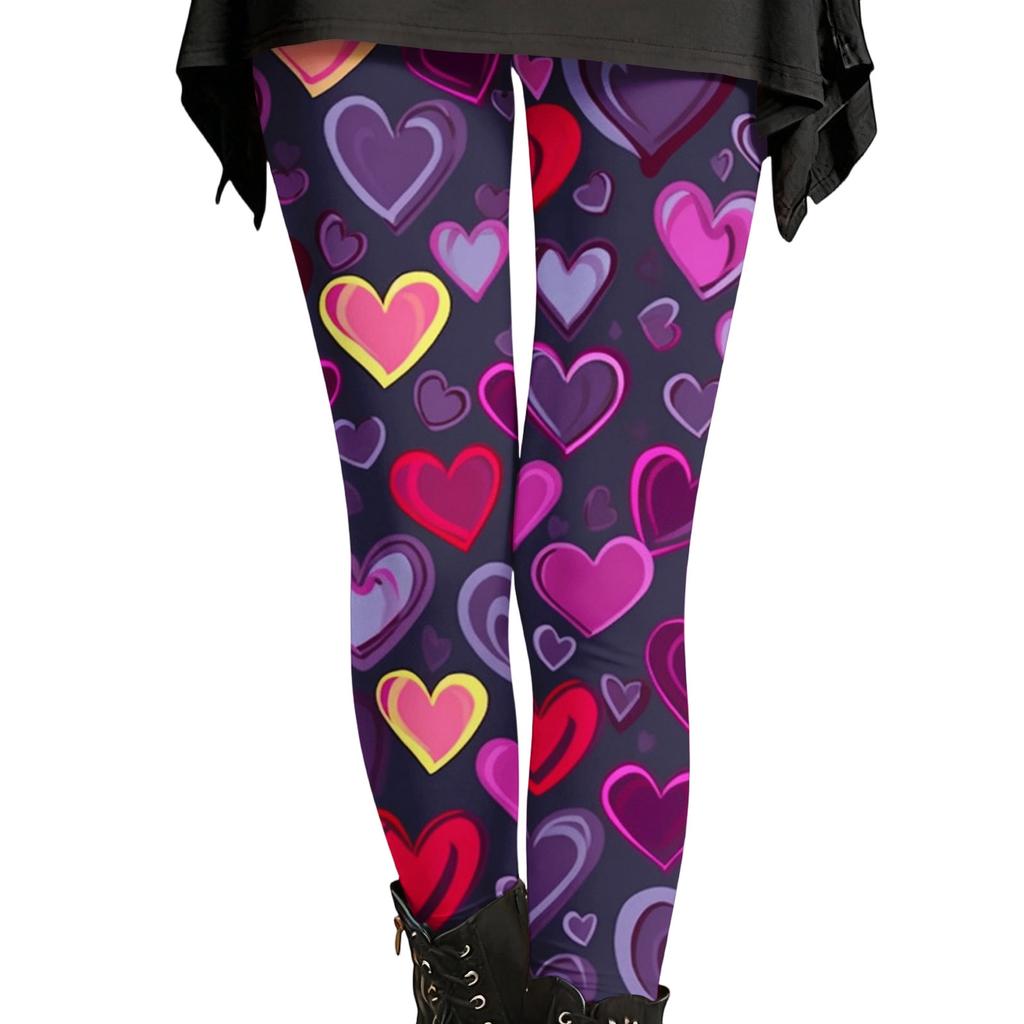 Leggings for Women High Waisted Printed Soft Stretchy Workout Yoga Pants Gifts