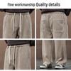 JEEP Men's Fleece-Lined Straight-Leg Casual Trousers