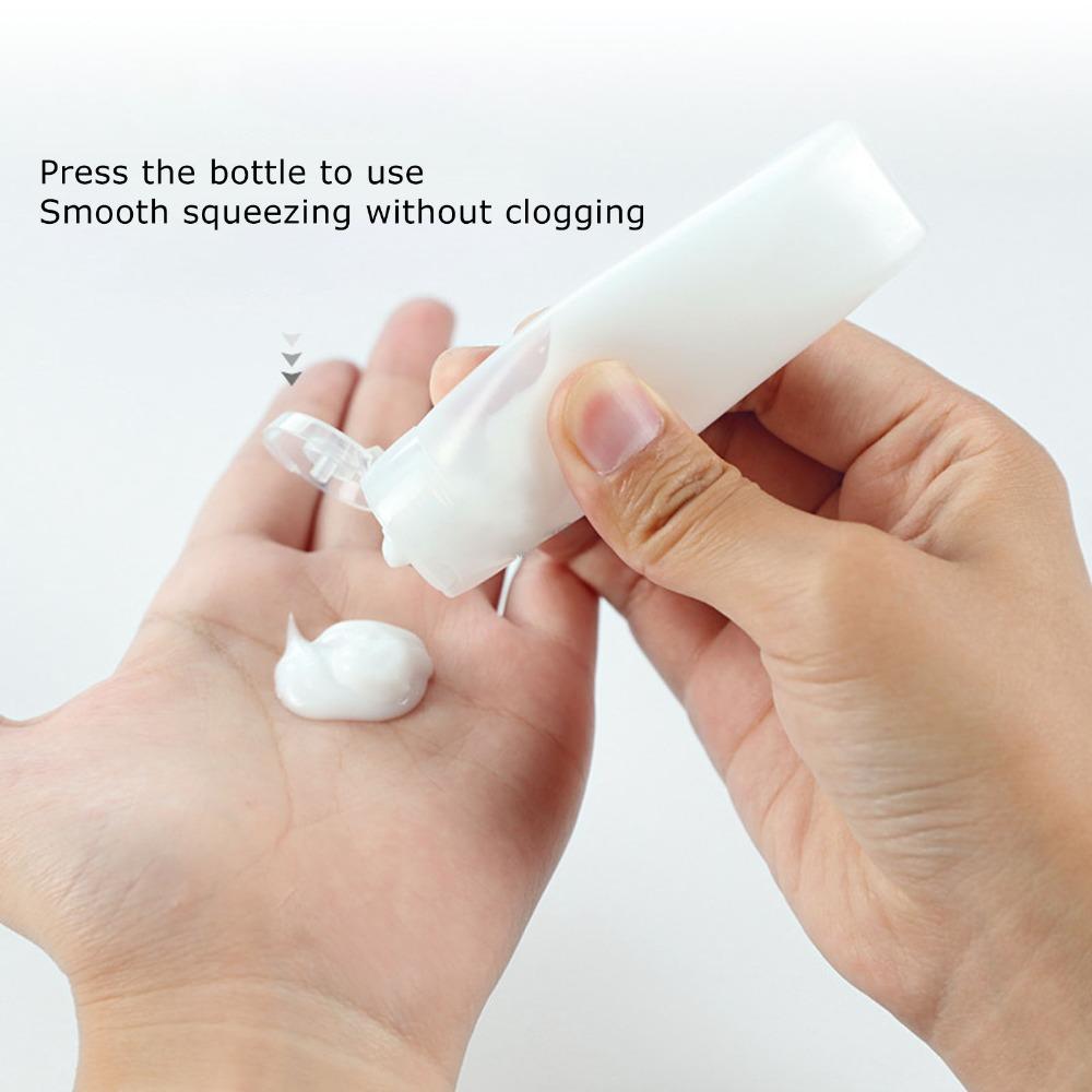 20Pcs Soft Tube Cosmetic Squeeze Bottles Refillable Shampoo Bottles For Facial Cleanser