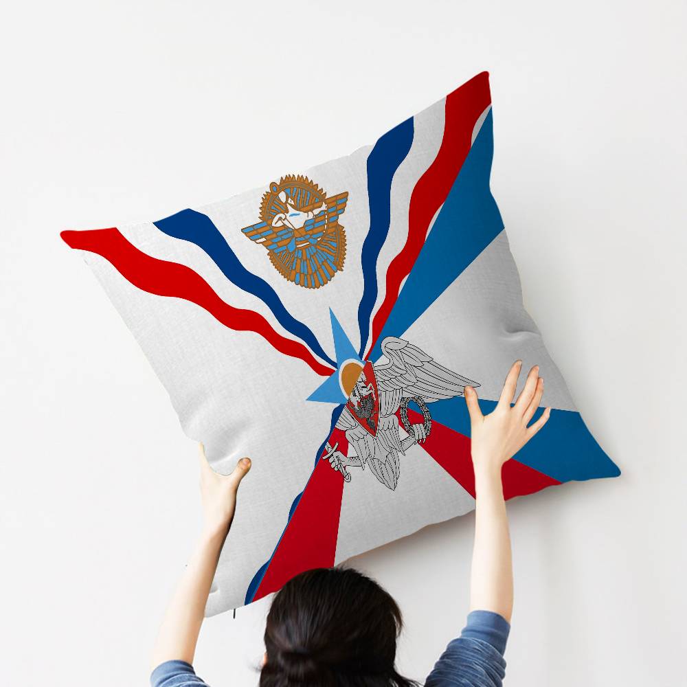 A-Assyrian-ES Flag Pillow Cushion Cover Pillowcase Living Room Sofa Home Decor Customized