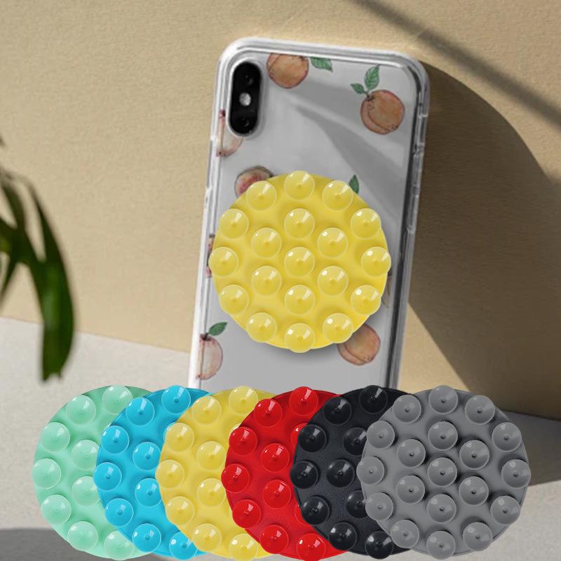 Heart and Fruit Shape Silicone Suction Cup Phone Holder