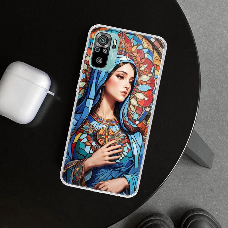 Virgin De Guadalupe Mary Phone Case Cover for Xiaomi Redmi Note 15 14 13 12 11 Pro Plus 14S 12S 11S 11T 11E 10S 10 Customized Fu