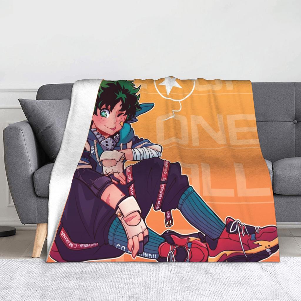 Hawks My Hero Academia Blanket Fleece Spring Autumn Portable Super Soft Throw Blankets for Bedding Bedroom Bedspread