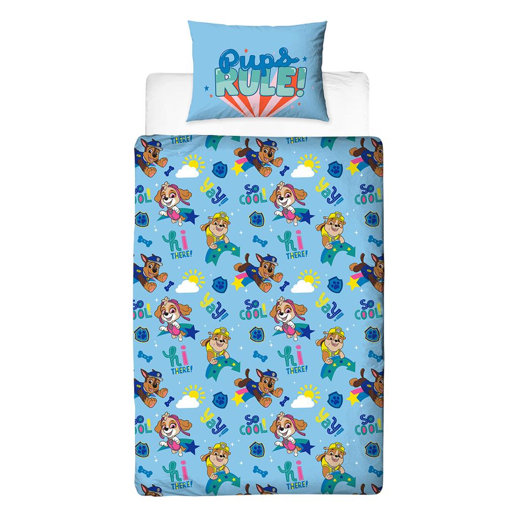 Paw Patrol Pups Rule Reversible Duvet Set