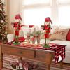 Decorative Nutcracker Christmas Figure Nutcrackers Figures 14.96in Holiday Ornament For Fireplace Game Room Kitchen Dining Table