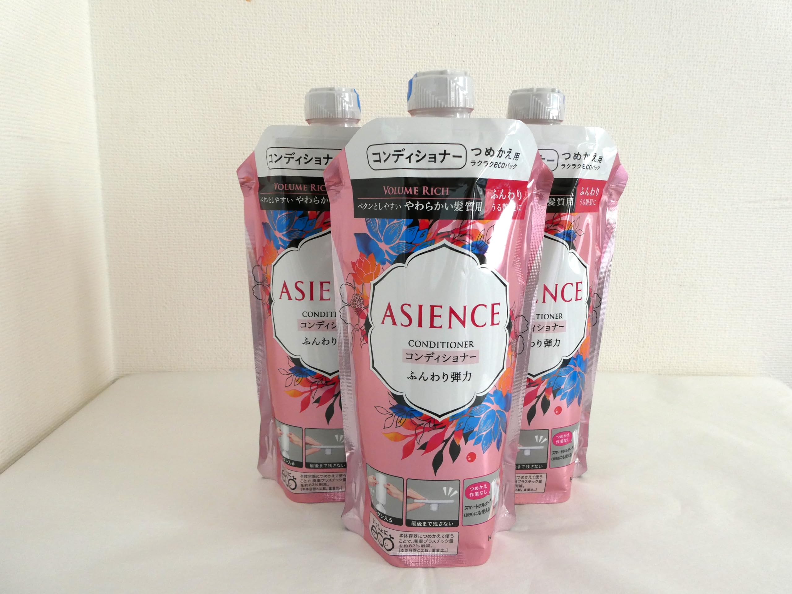 

of Asience Conditioner Soft and Elastic Type Refill 340ml x 3 pieces [Set 3]