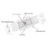 Fresh Wall Crack Monitoring Device Set With Gauge Hairline Cursor Enhanced Fixing Column Clear Measurement Grid