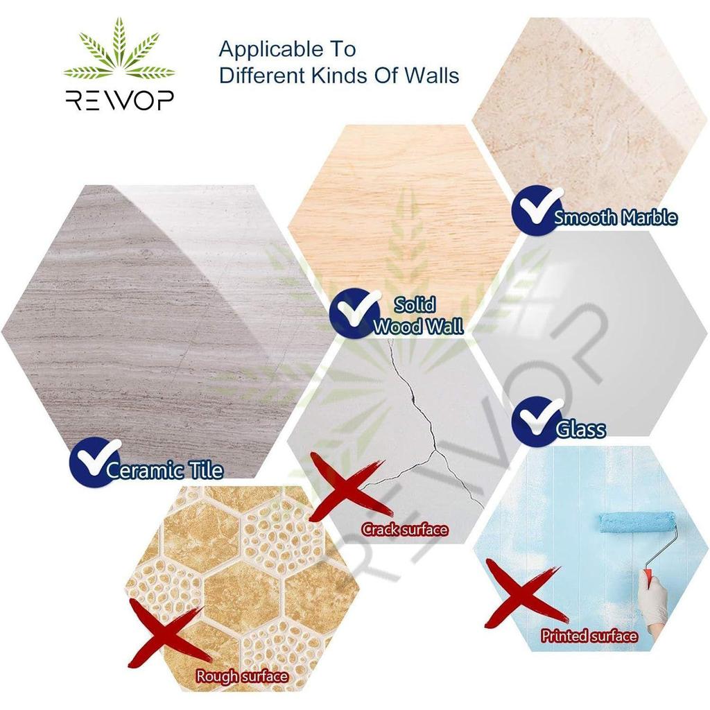 Toothbrush Holders for Bathroom (Pack of 2), Plastic Wall Mounted Self Adhesive Toothbrush Holder for Bathroom, Toothpaste, Shaver, Razor