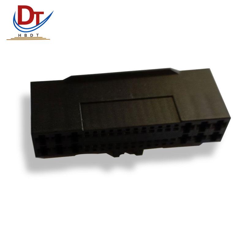 Black Plastic Automotive Wiring Harness Connector, 36-Pin Mixed Type, Sheath Included 36010203 Sheath