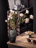 Chinese Vintage Clay Pot Vase Creative Hydroponic Flower Arrangement Living Room Bookcase Dining Table Floral Vase Home Ornament