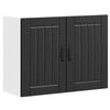 VidaXL Lucca Black Wall Kitchen Cabinet Engineered Wood 853828
