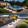 Solar Powered Ground Lamp Deck Lights Rotundity Solar Underground Light  Garden Decoration