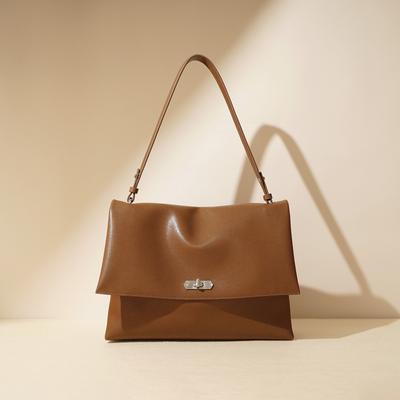 2025 nuova borsa tote da donna a grande capacità per pendolari borsa a spalla messenger in pelle di mucca design di nicchia borsa hobo