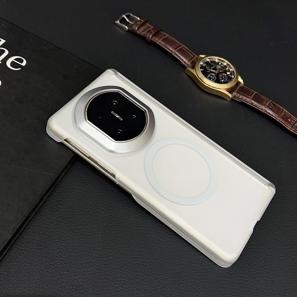 

Frosted Semi-Transparent Magnetic Mid-Frame Phone Case For Huawei Mate X7 mate X6 X5 X3 with Magnetic Ring Protection Cover Huawei Mate X3