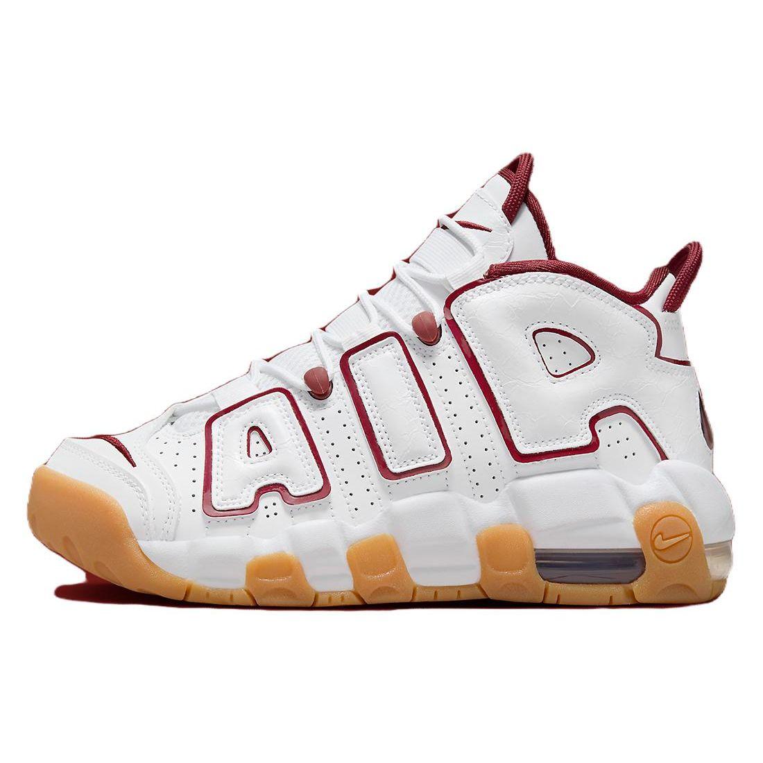 Nike Air More Uptempo GS White Team Red Gum FJ2846-100 38.5