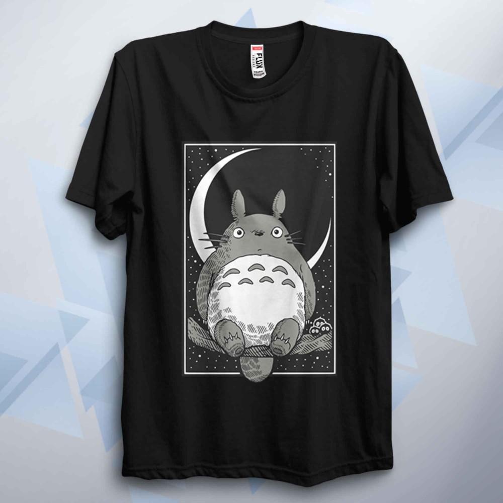

Studio Ghiibli Inspired T-Shirt Moon Tree Totorro Anime Miyazaki Gamer Tee XL