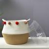 Storage Basket Storage Basket Straw Woven Bamboo Woven Magazine Dirty Clothes Basket Weaving Finishing Storage Box