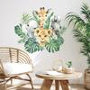 1PC Cartoon Lion Elephant Zebra Giraffe Smiling Face Wall Sticker for Room Bedroom Home Decoration Wall Decal