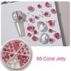 Nail Art Charms 3D Flowers Nail Art Decoration Rose Flowers Nail Charms for Home