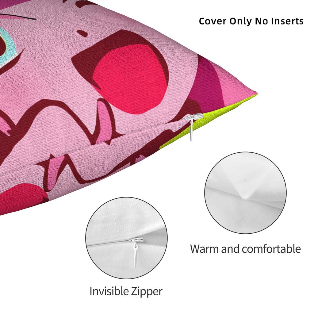 Alien Stage Mizi Till Ivan Pillow Case Square Pillow Cover Cute Funny Cushion Cover For Chair Sofa Home Decor