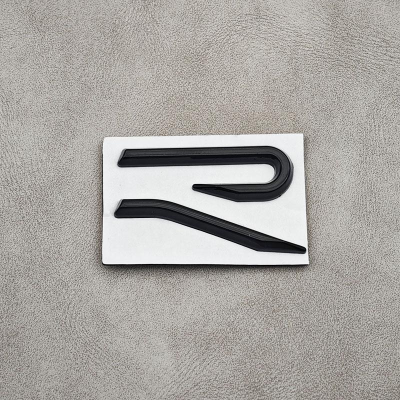 Hot 3D Metal Logo R Emblem Car Front Grill Badge Rear Trunk Sticker For Volkswagen VW Polo MK8 Passat Tiguan CC Golf R Accessori KC2