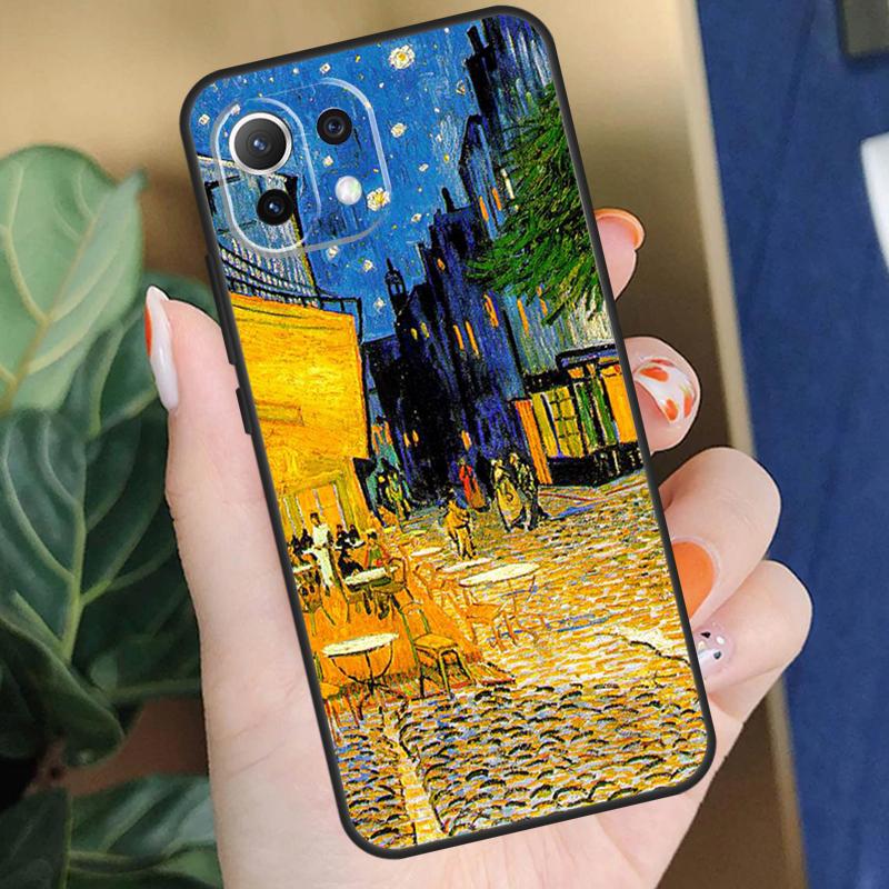 Pinturas Noche Estrellada Van Gogh Funda Para Xiaomi 15T 14T 13T Pro 14 15 Ultra 17 Pro Max POCO X7 F8 Pro X5 X6 F5 F6 F7 Carcasa