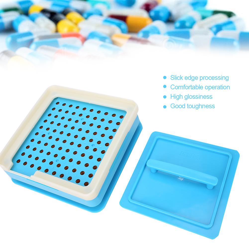 100 Holes Empty Capsule Plates Board Powder Tool Capsules Filling Machine