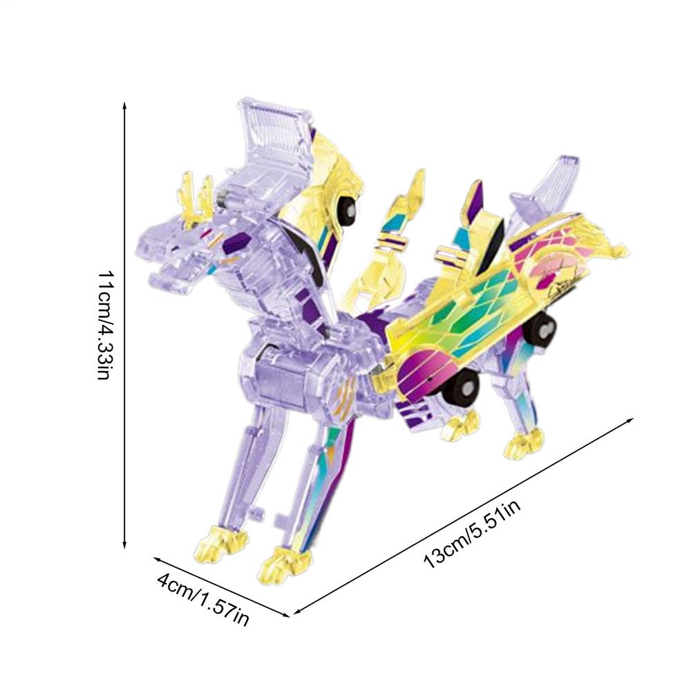 Transforming Dinosaur And Car Toy, Toys For Kids, UnicornCrash Reaction Robot Vehicle Set