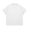Summer Men T-shirt Round Neck Short Sleeve Solid Color Soft Breathable Thin Pullover Loose Casual Simple Style Couple Top