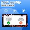 Cherry Blossom License Plate Frame Beautiful Flowers Pink License Plate Stainless Steel Funny License Plate Holder Floral Car Accessories Decoration