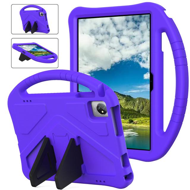 

Stand EVA Case Universal For Teclast M40 Pro Plus SE P40S P30S P20S P20HD 2023 2022 Kids Funda Cover With Portable Hand Holder Teclast M40 2022 фиолетовый