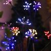 Solar Garden Lights Twinkling Firework Lights with 2 Modes 60LED Waterproof Solar-Powered Lamp for Outside Yard Pathway Decor