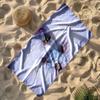 Dynamic Soccer Action Beach Towel Super Soft Microfiber Quickdry Fabric Comfortable Lightweight Suitable for Swimming, Gym, Camping, Yoga Vacation