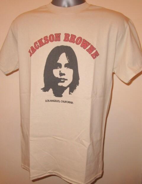 Jackson Browne T-shirt Folk Rock Music Saturate Eagles Crosby Stills Nash S261 L