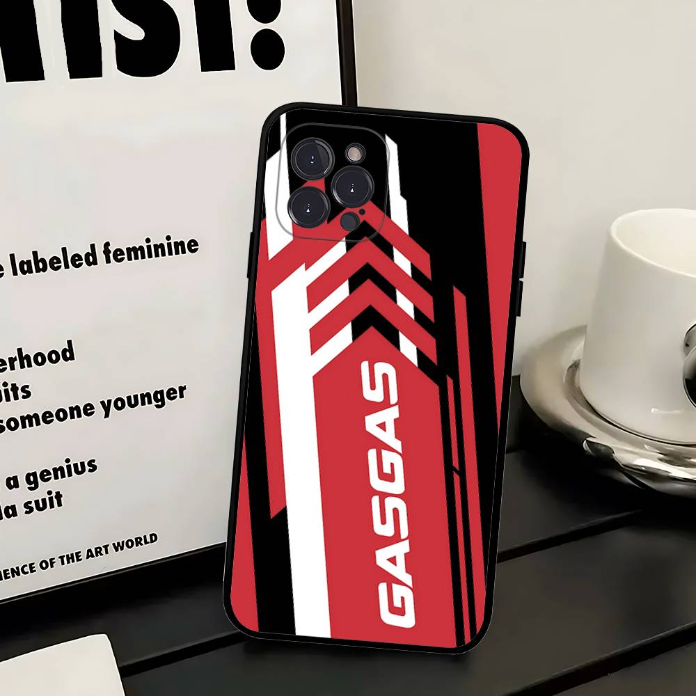 

G-GasGas Red Motorcycle For IPhone 17 16 15 14 13 12 11 Pro Max 13 17Air Shockproof Soft Phone Cases Coque iPhone 16 plus