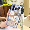 Phone Holder Anti-knock Phone Case For UMIDIGI A15/A15C Fashion Design Durable Cartoon Waterproof Protective Lanyard