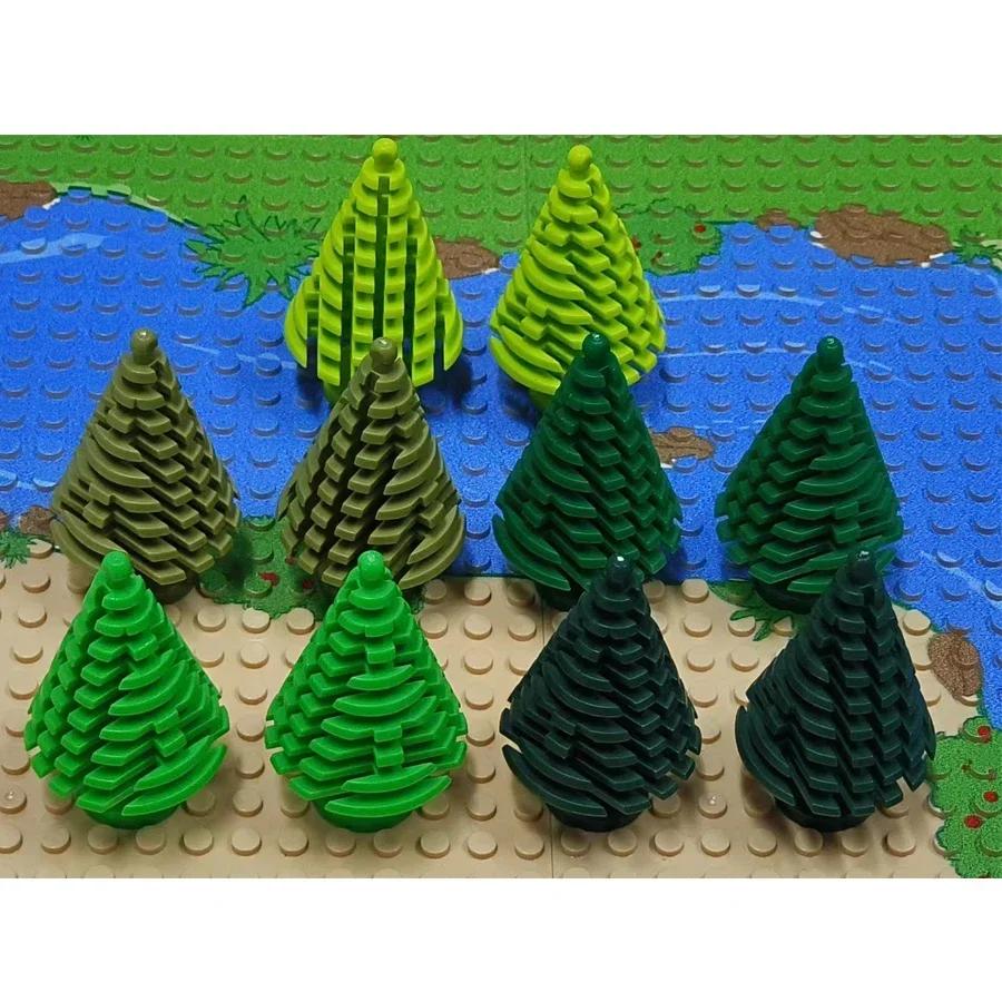 NEW Plants Pine Tree Spruce Rockery Building Blocks City Street View Garden Landscape Brick Compatible 3778 32607 2435 6064 2417
