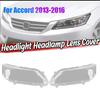 AA92-Right Car Headlight Lens Cover Head Light Lamp Shade Shell Auto Light Cover Fit For 2013-2016 -Honda Accord