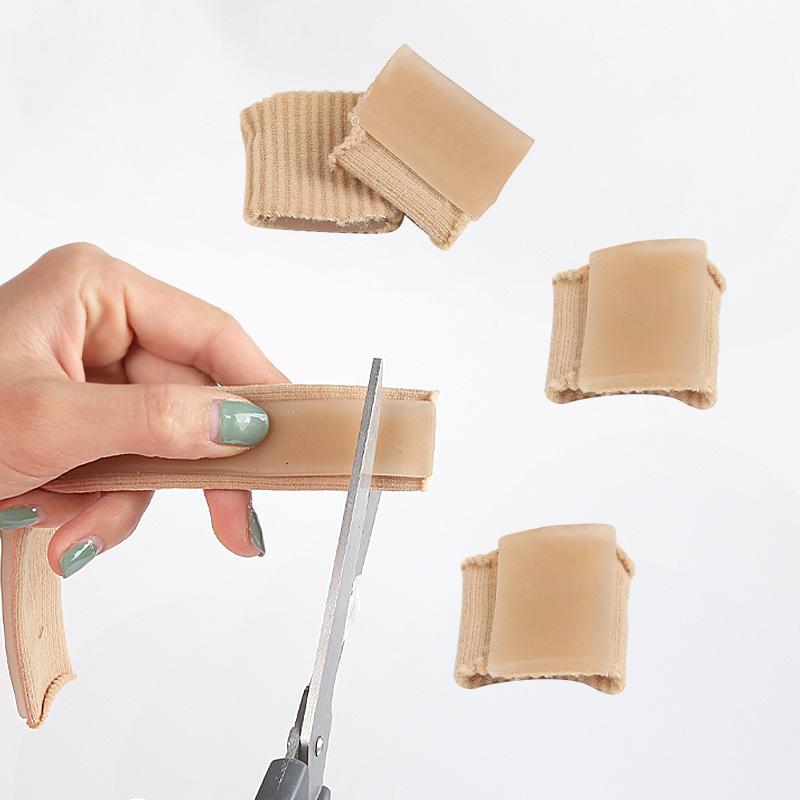 Faser Hühneraugenabdeckung High Heels Weich Abriebfest und Schmerzhemmend Zehenabdeckung Elastische Faser Atmungsaktiv Fingerabdeckung Fleck