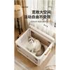 Cat Carrier Portable Foldable Hard-Sided Cat Carrier Box For Small Medium Kitten Puppy Outings Camping Walking Road Trip Hiking