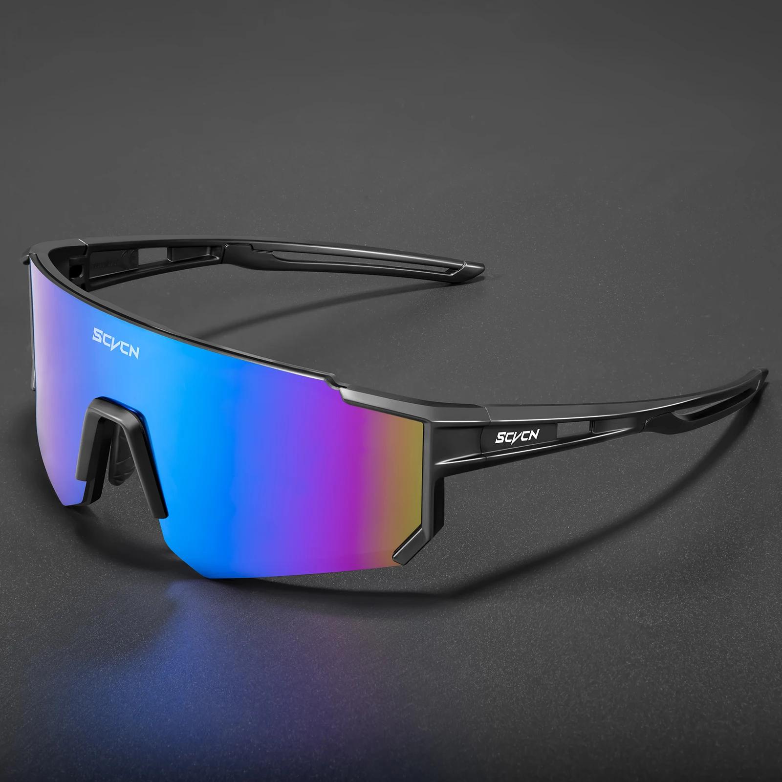 

SCVCN New Outdoor Cycling Sunglasses Men Women MTB Driving Bike Glasses Sports Climbing Protective Glasses Bicycle UV400 Goggles