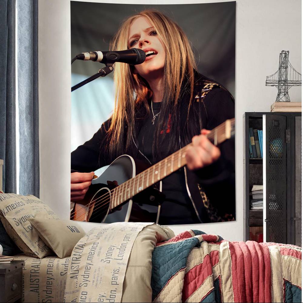 Avril Lavigne Arazzo Colorato da Appendere alla Parete Arazzi da Parete Bohemien Decorazione Artistica da Parete Mandala