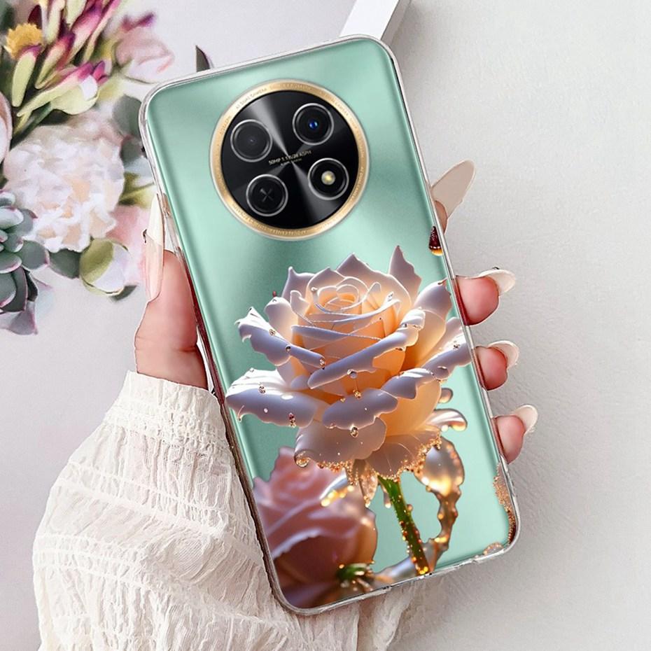 Cute Painting Phone Case For Huawei Nova Y91 Y90 Soft Silicone TPU Back Cover For Huawei NovaY90 NovaY91 Cases Bumpers